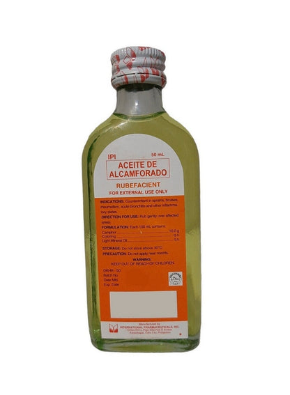 IPI Aceite De Alcamforado Rubefacient 50 ML