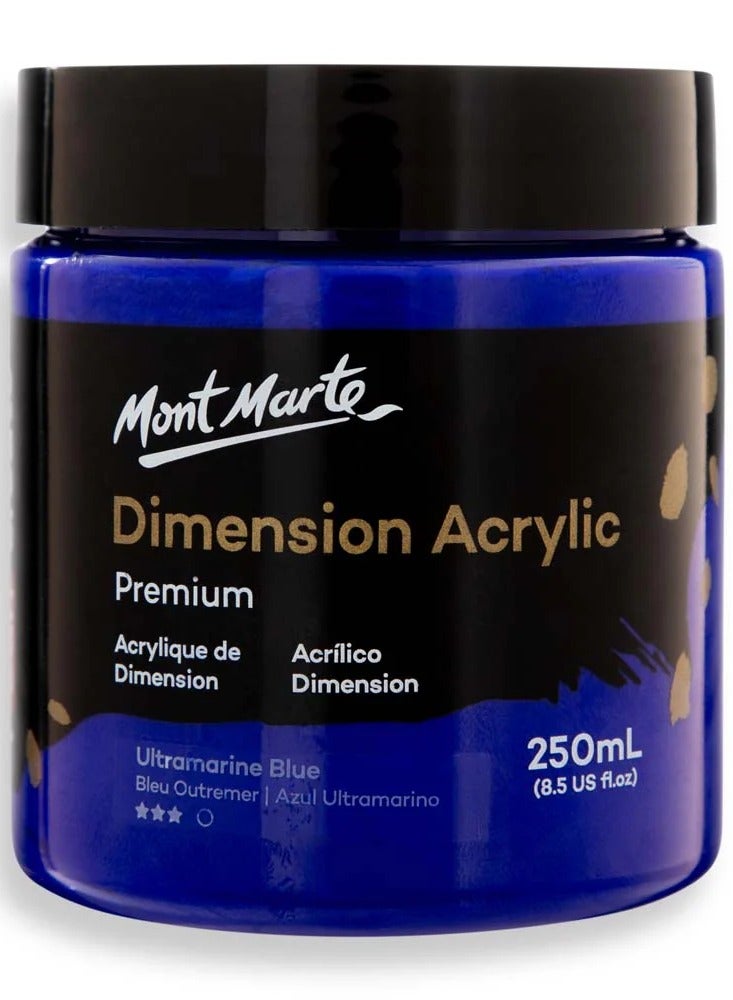 Mont Marte Ultramarine Blue Acrylic 250ML