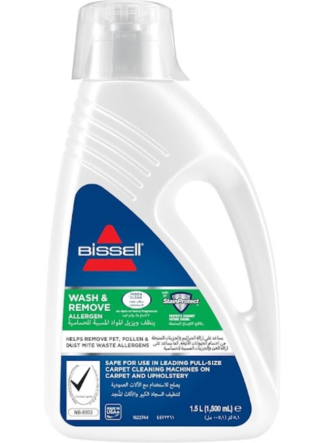 Bissell Wash And Remove Allergen Carpet Cleaner