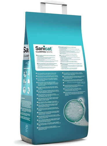 Sanicat White Clumping Cat Litter Rose Petal Scent 8 L