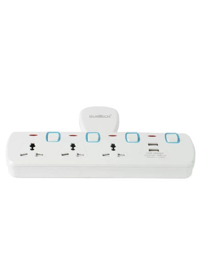 Suntech 3-Way Universal T-Socket with USB