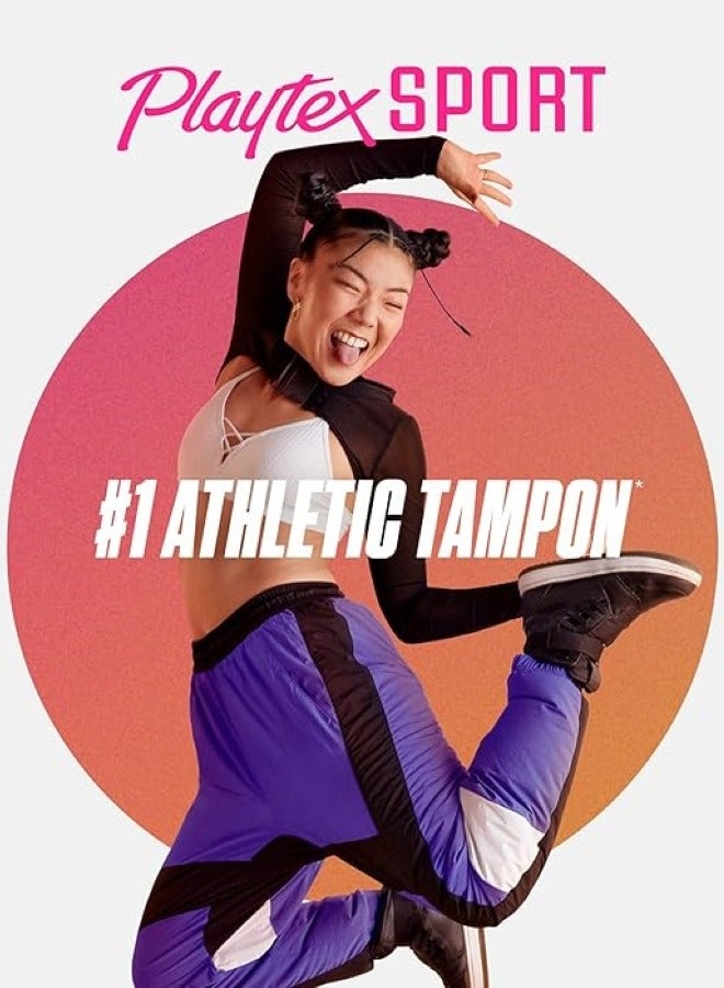 Playtex Sport Tampons Regular Unscented - 18 Pieces