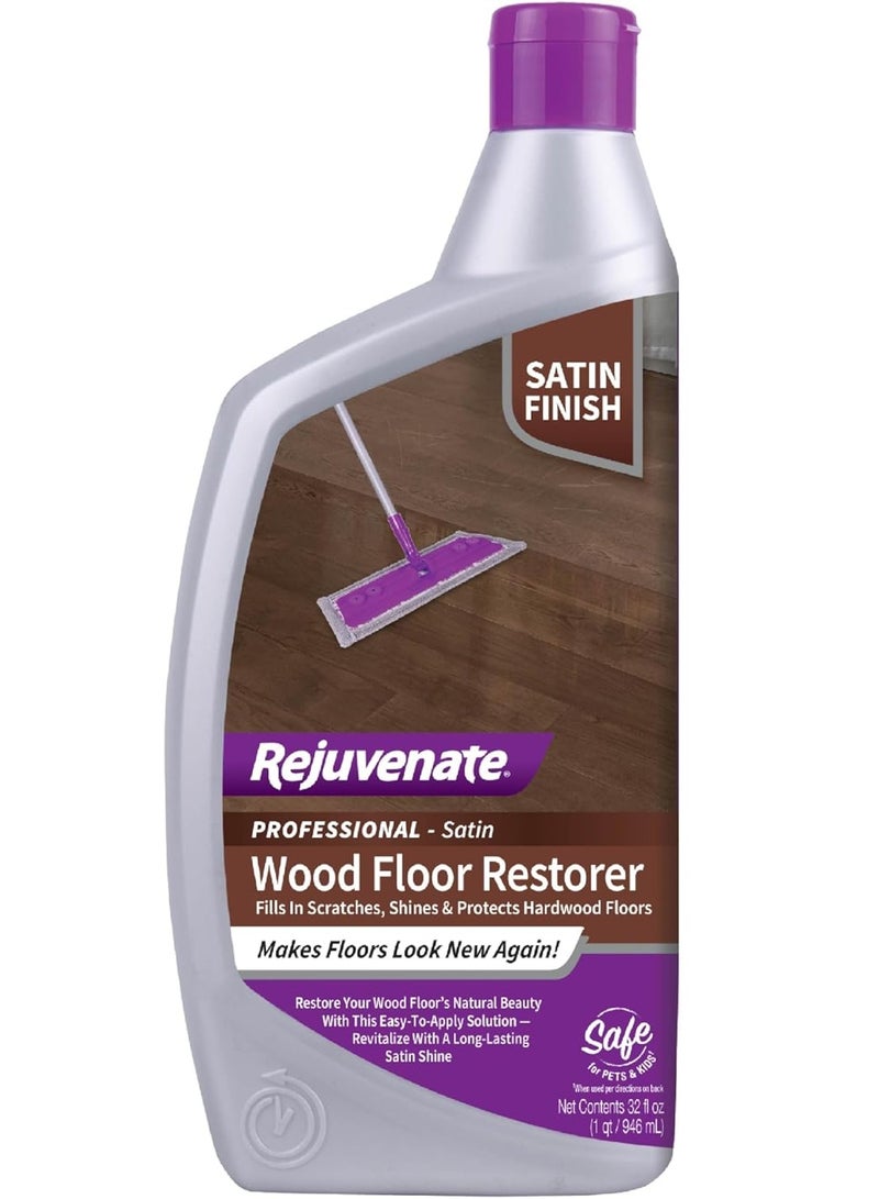 Rejuvenate Wood Floor Restorer Satin Finish 947 ML