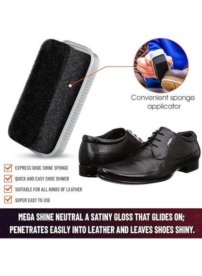Silver Express Shoe Shine with High Density Foam