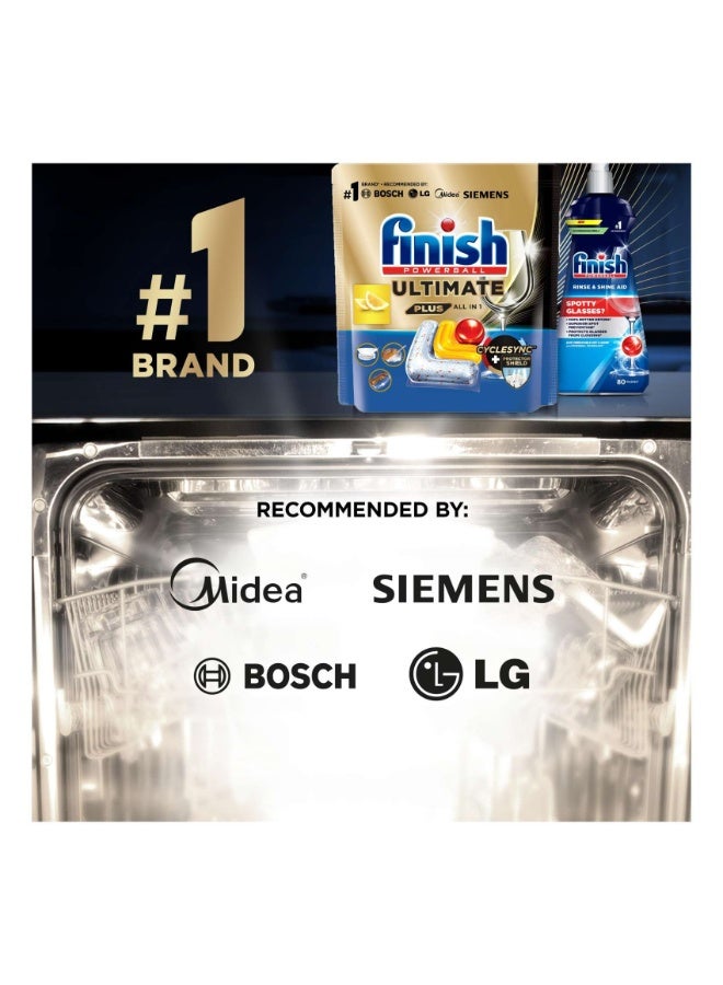 Finish Powerball Ultimate Plus Dishwasher Tablets - Lemon
