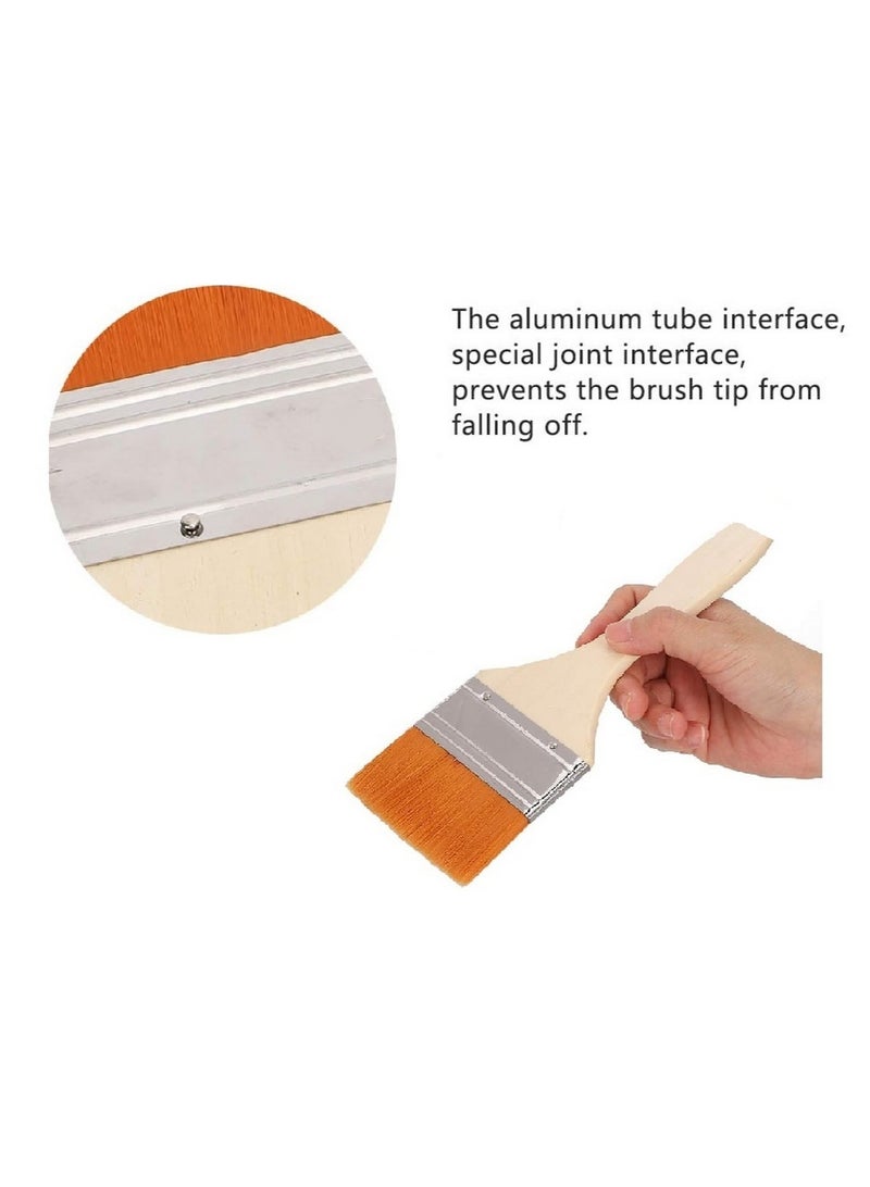 Premium Flat Paint Brush Set - Generic
