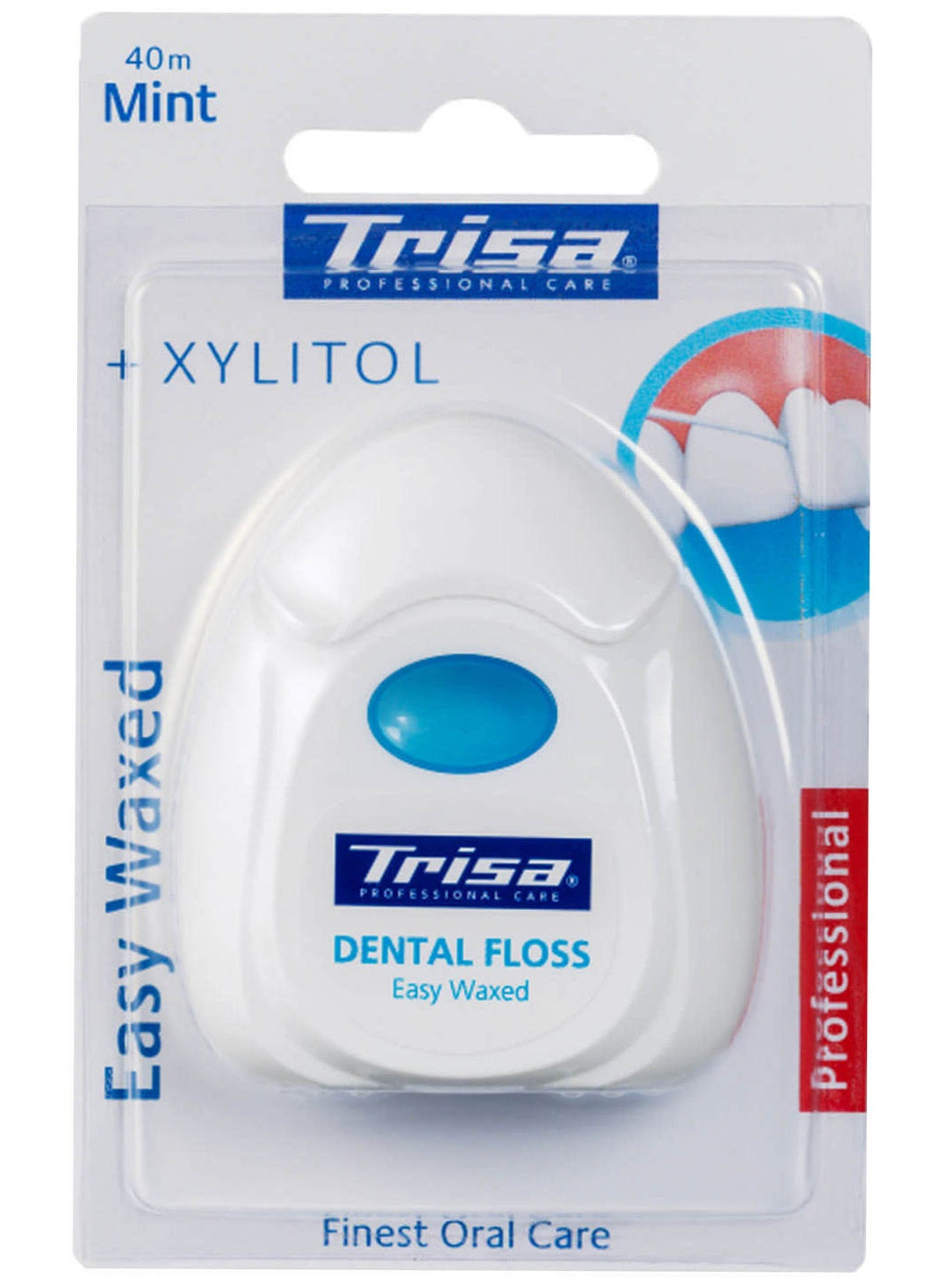 care 40m, dental floss, dental floss finest, finest swiss, finest swiss oral, floss finest, floss finest swiss, oral care, oral care 40m, swiss oral, swiss oral care, trisa, waxed dental, waxed dental floss, xylitol mint