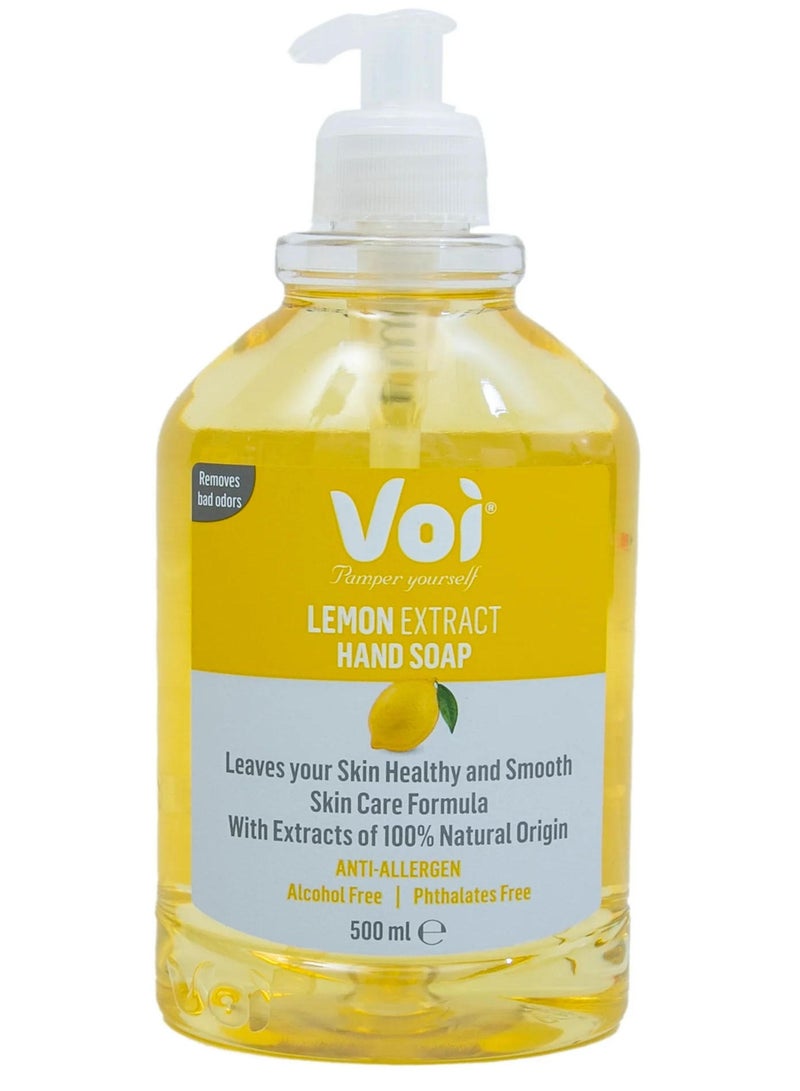 Voi Lemon Extract Hand Soap 500 ML