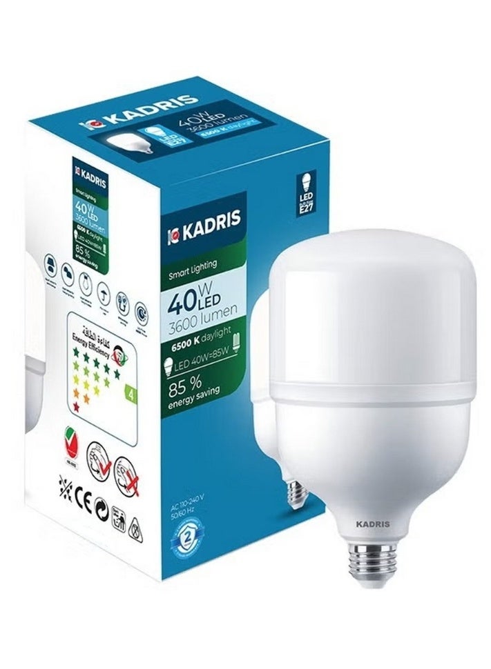 KADRIS 40W LED Bulb - Bright Daylight Lighting