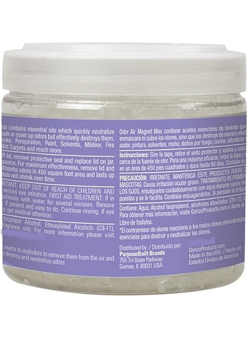 Gonzo Naturally Pure Odor Removing Gel Lavender