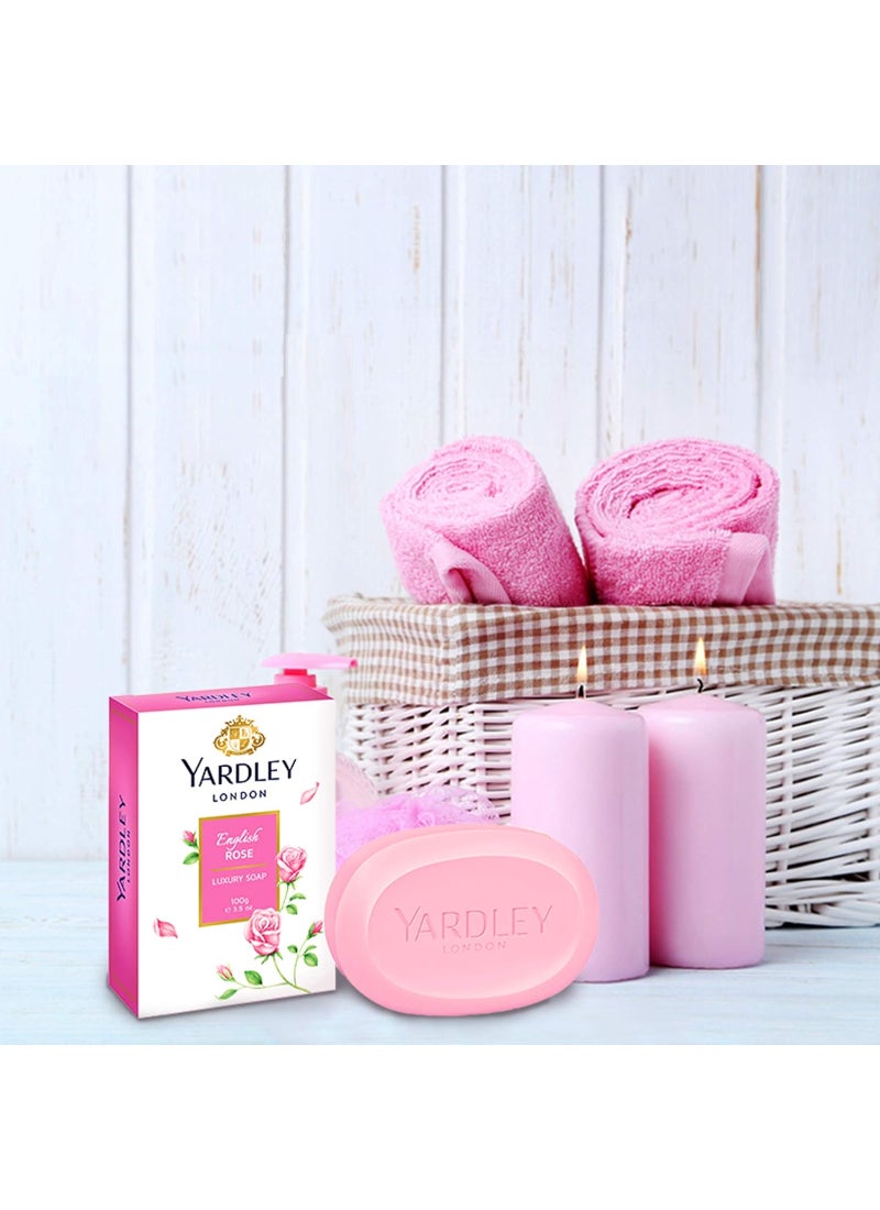 Yardley 3-Piece English Rose Soap Set