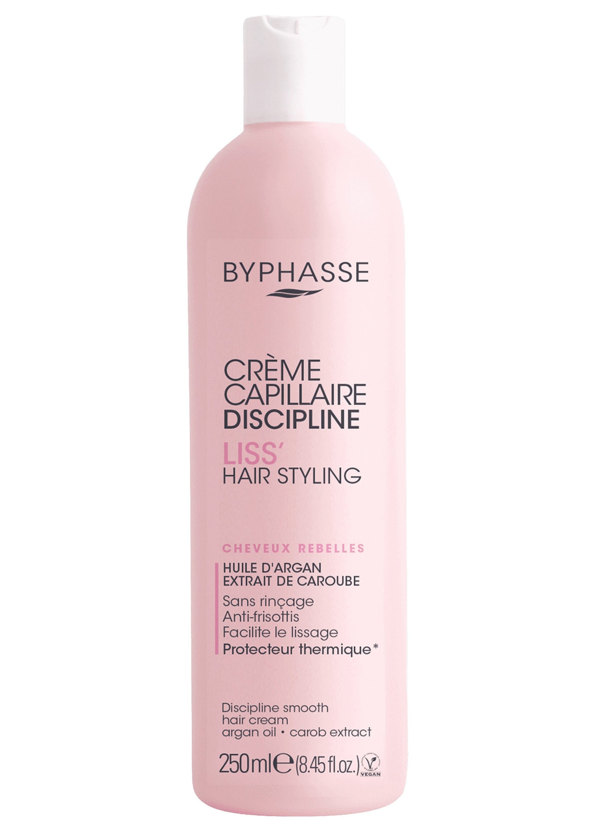 argan oil, byphasse, discipline smooth, discipline smooth hair, hair cream, hair discipline, hair discipline smooth, heat hair, protective cream, smooth hair, smooth hair cream, unruly hair, unruly hair discipline, vegan, zea mays