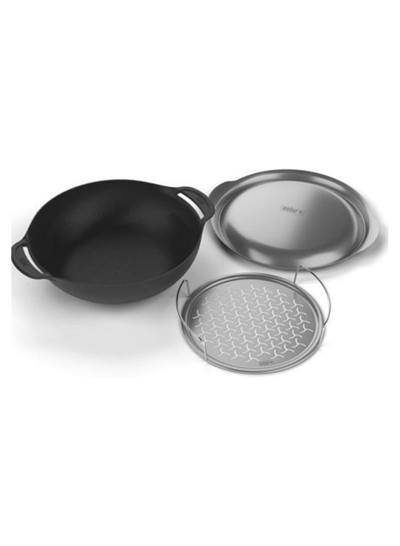 Weber Wok Set With Steaming Rack