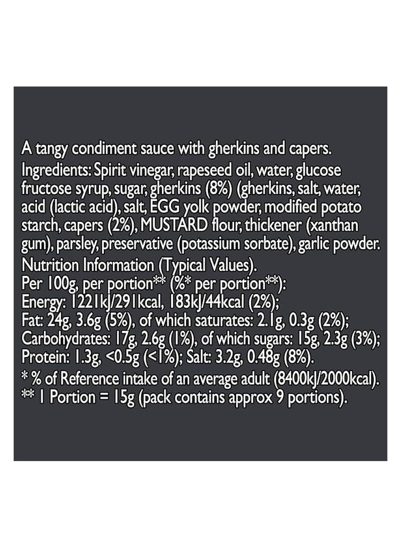 Colman'S Tartare Sauce Crafted in Britain 144 G