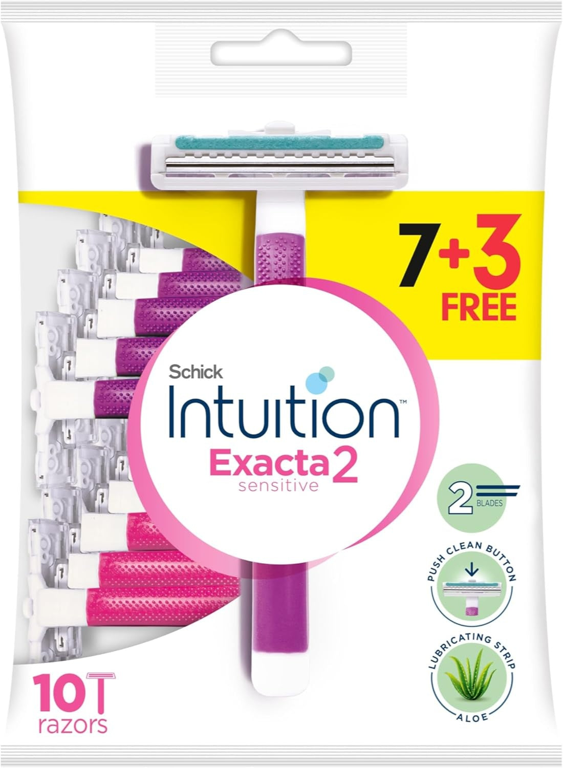 aloe lubricating, aloe lubricating strip, blades push, blades push clean, button aloe, button aloe lubricating, clean button, clean button aloe, exacta2 sensitive, intuition exacta2, intuition exacta2 sensitive, lubricating strip, push clean, push clean b