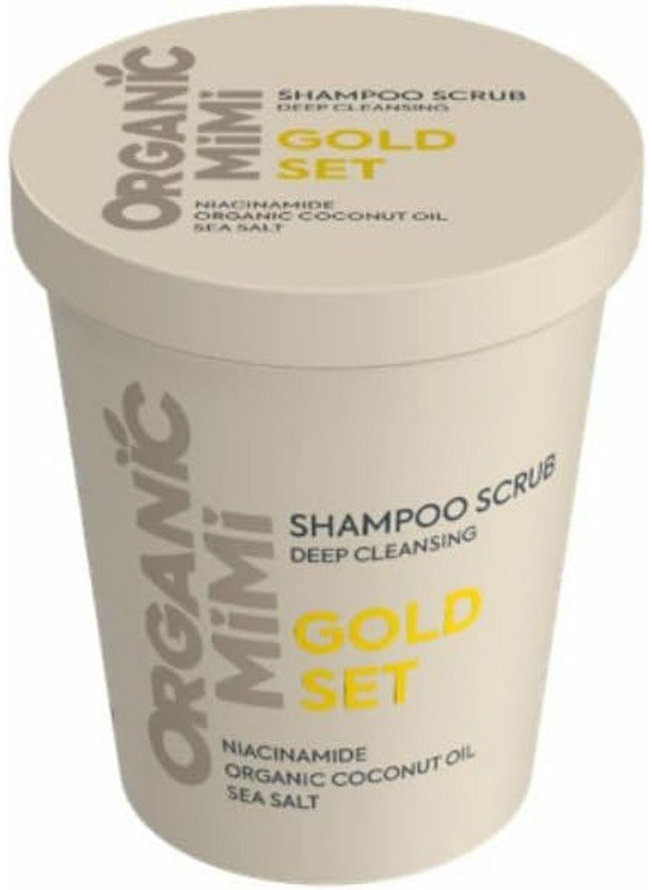 cleansing gold, coconut oil, coconut oil sea, deep cleansing, deep cleansing gold, oil sea, oil sea salt, organic coconut, organic coconut oil, organic mimi, salt extract, scrub organic, sea salt, sea salt extract, shampoo scrub