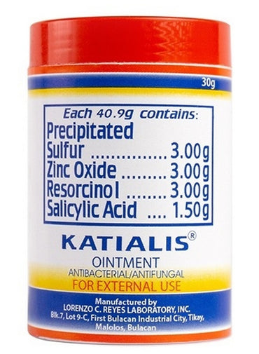 50g 30g, antibacterial, antibacterial antifungal, antibacterial antifungal sulfur, antifungal sulfur, cool dry, katialis, multi purpose, ointment antibacterial, ointment antibacterial antifungal, salicylic acid, skin care, skin key, skincare, zinc oxide