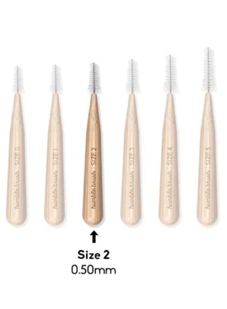 The Humble Co. Interdental Brush Bamboo Size 2