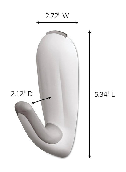 Command Jumbo Bathroom Wall Hook - Premium Organizer