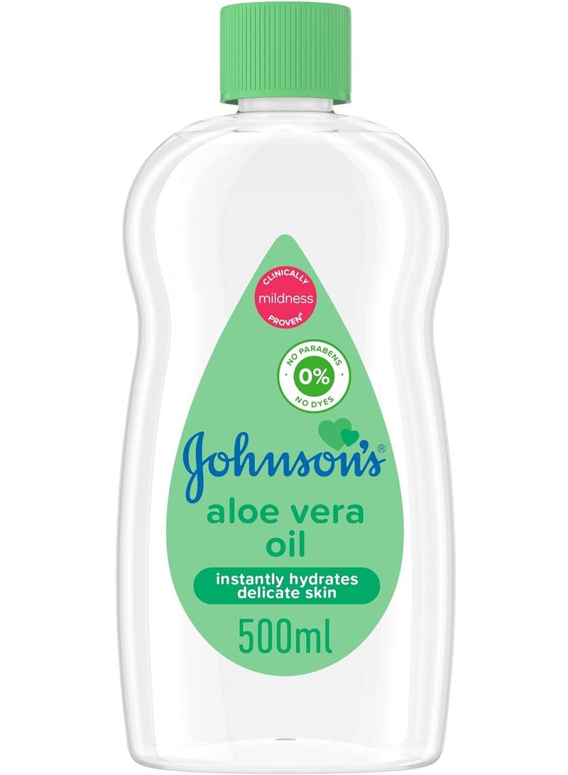 Johnson's Baby Oil with Aloe Vera 500 ML