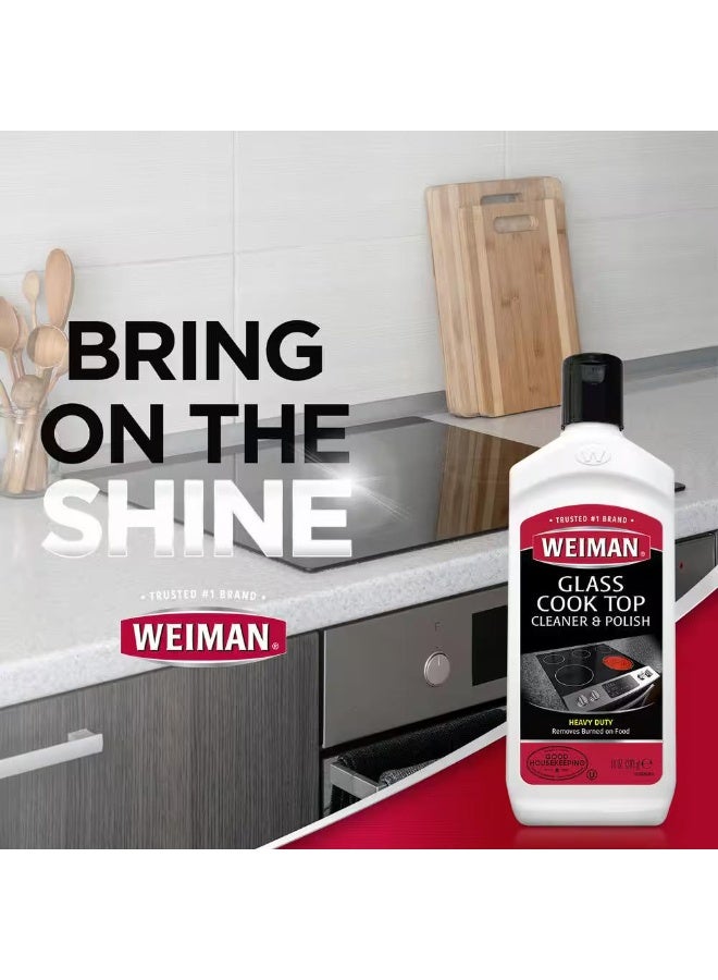 Weiman Heavy Duty Glass Cooktop Cleaner & Polish