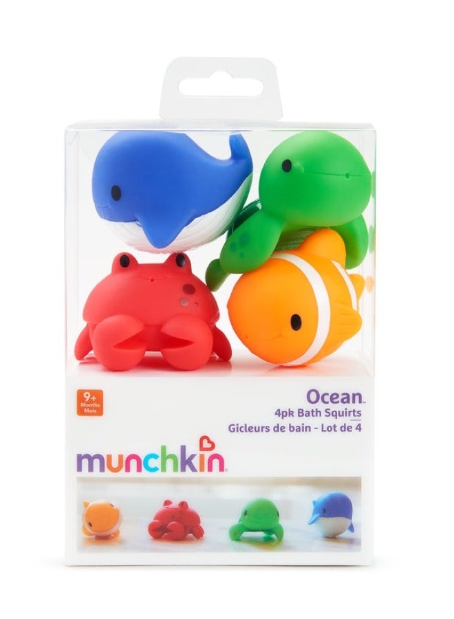 Munchkin Ocean Friend Squirts - Fun Bath Toys