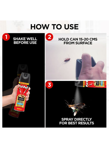Pif Paf Cockroach & Ant Killer Spray 300ml