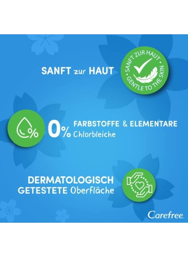 Carefree Cotton Feel Panty Liners - 56 Pieces