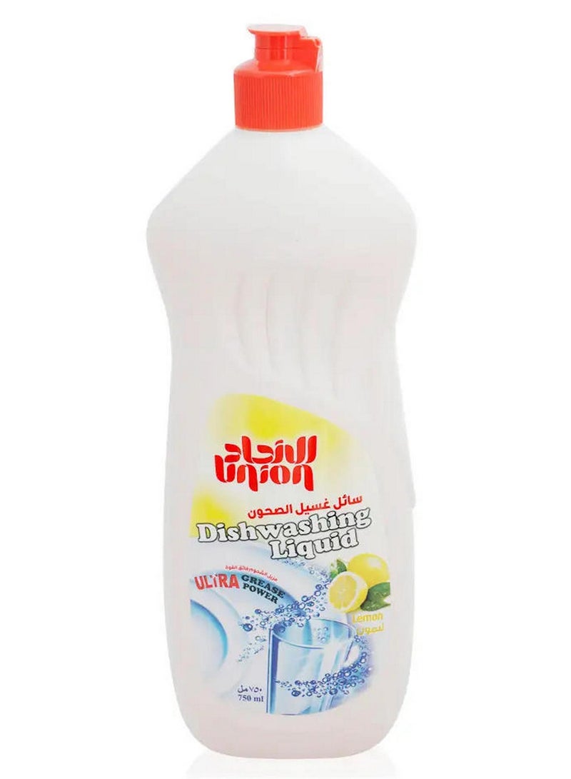 Union Lemon Ultra Grease Power Dishwashing Liquid 750 ML