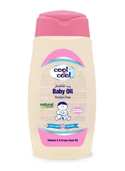 Cool & Cool Paraben Free Baby Oil 250 ML