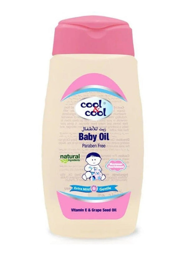 Cool & Cool Paraben Free Baby Oil 250 ML