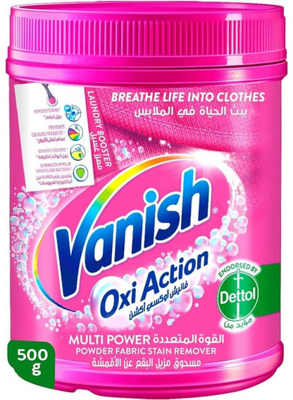 Vanish Oxi Action Stain Remover - Pink 450g