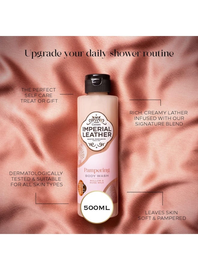 Cussons Pampering Shower Gel Mallow & Rose Milk