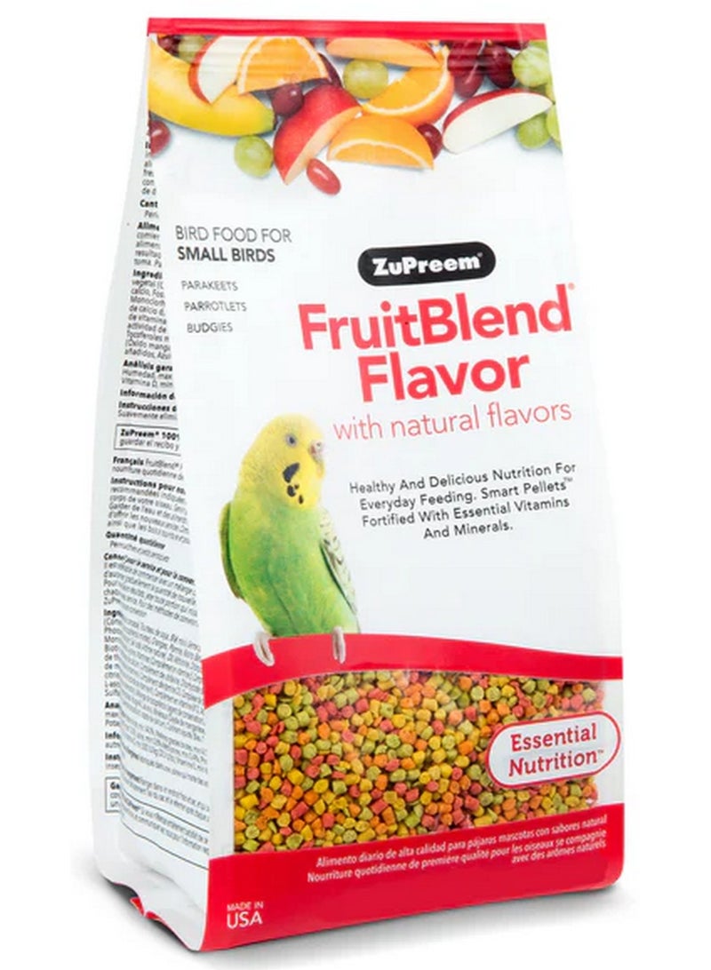 ZuPreem FruitBlend Flavor Pellets Bird Food 907g