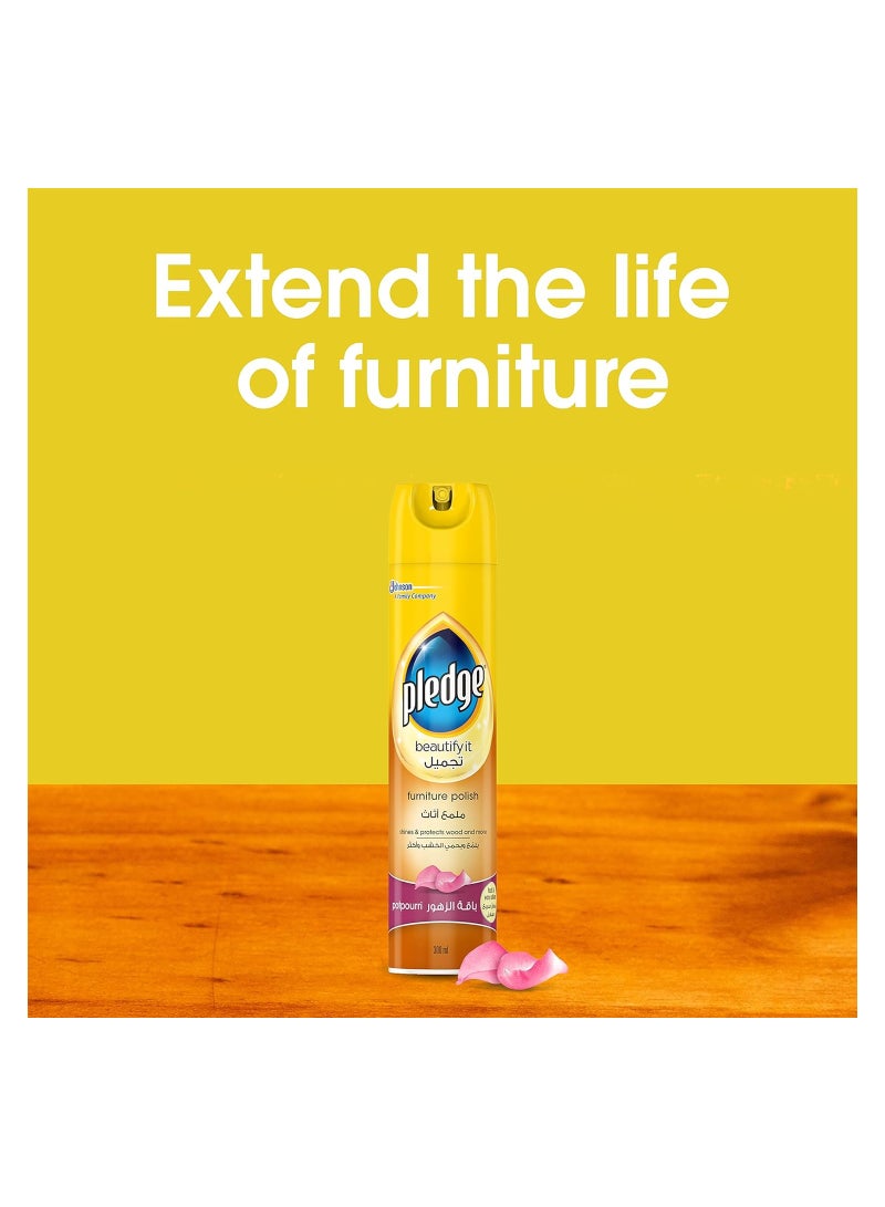 Pledge Beautify It Furniture Polish Spray 300 ML