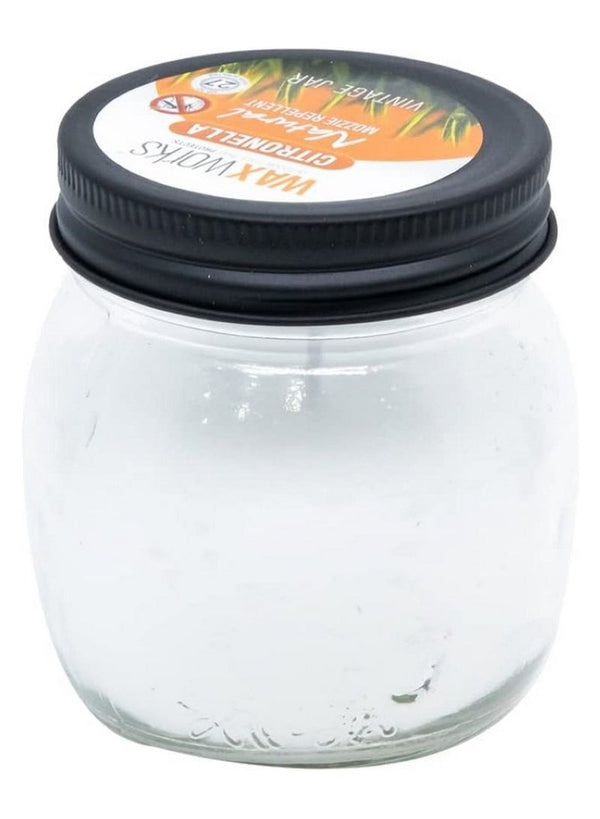 Waxworks Citronella Vintage Jar Candle