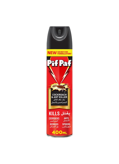 Pif Paf Cockroach And Ant Killer Spray 400ml
