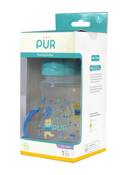 Pur Wide Neck Bottle with Base Handle 250 ML