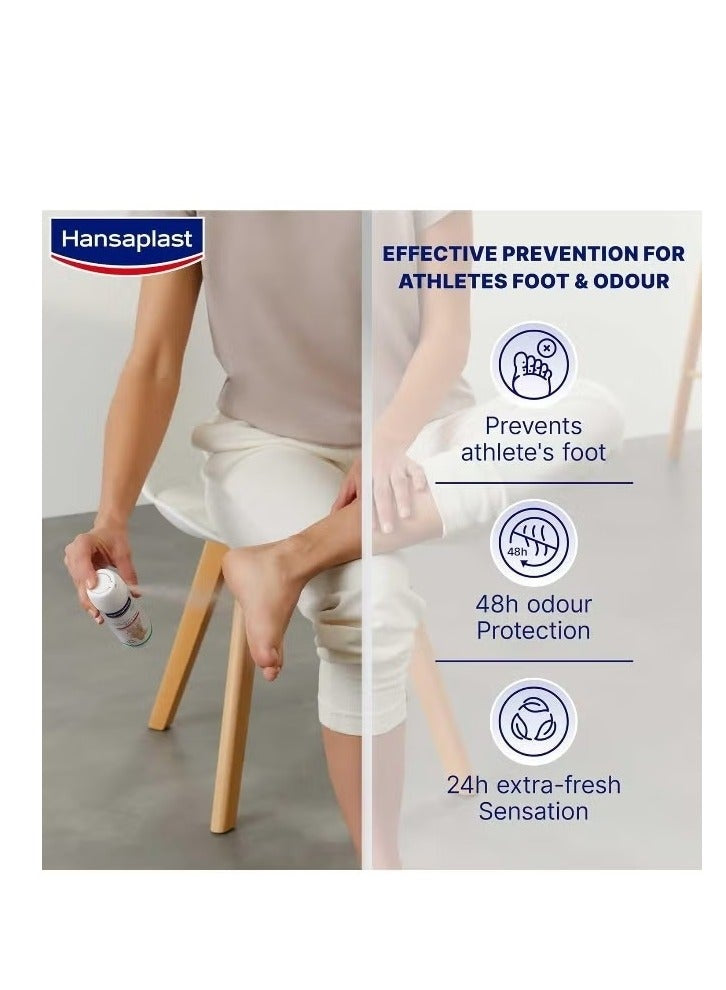 2-in-1 deo, 2-in-1 deo spray, 48hr protection, antibacterial, deo spray, deo spray 48hr, dermatologically tested, foot protection, foot protection 2-in-1, hansaplast, protection 2-in-1, protection 2-in-1 deo, spray 48hr, spray 48hr protection, two days