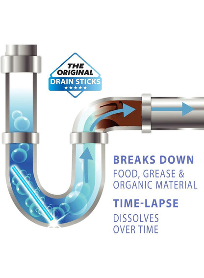 Sani Sticks Drain Cleaner 24 Count - Sani Sticks