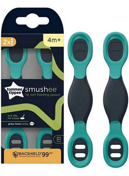 Tommee Tippee Smushee Self-Feeding Spoons Pack of 2