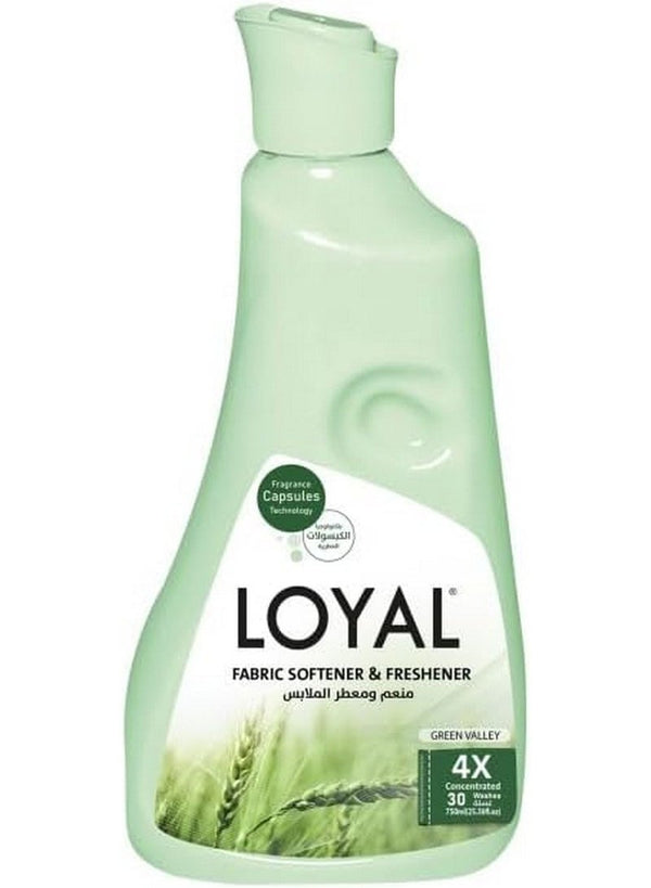 Loyal Concentrated Fabric Softener Green Valley 750 ML