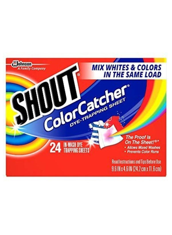 Shout Color Catcher Dye Trapping Sheets 24 Sheets