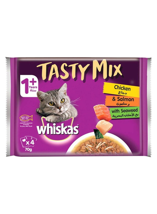 Whiskas Tasty Mix Chicken & Salmon Cat Food