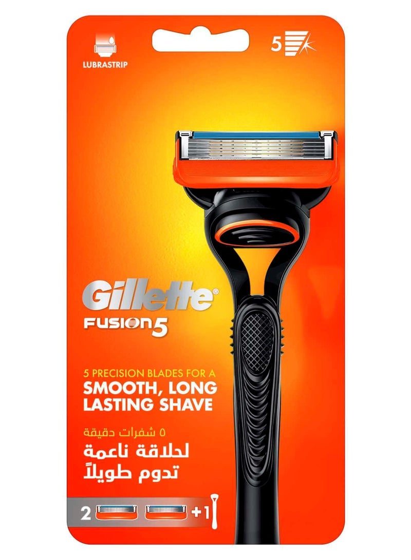 Gillette Fusion 5 Men's Razor Handle + Blades