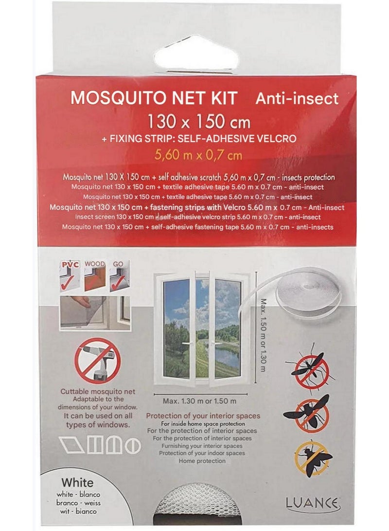 LUANCE Mosquito Net With Adhesive Strip