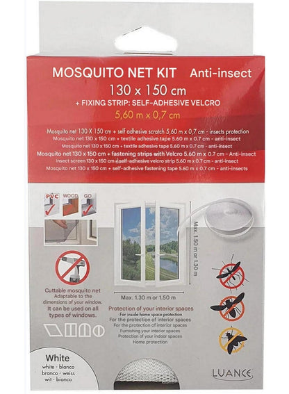 LUANCE Mosquito Net With Adhesive Strip