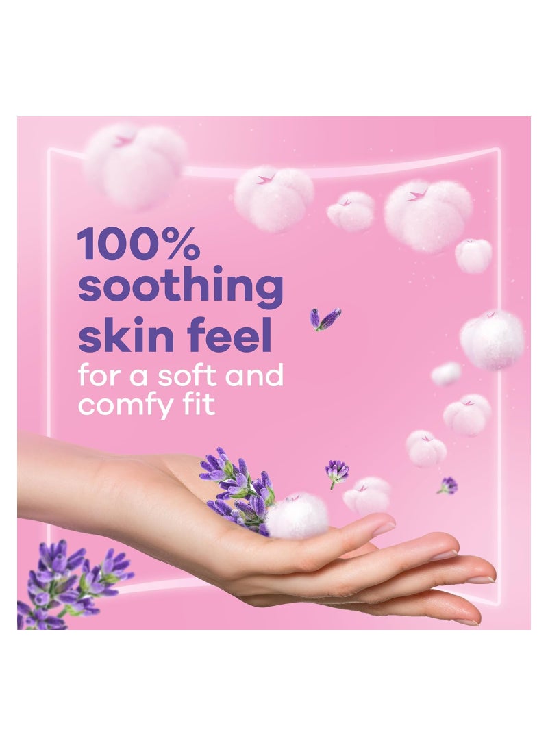 Always Skin Love Pads Lavender Maxi Thick 10 Count