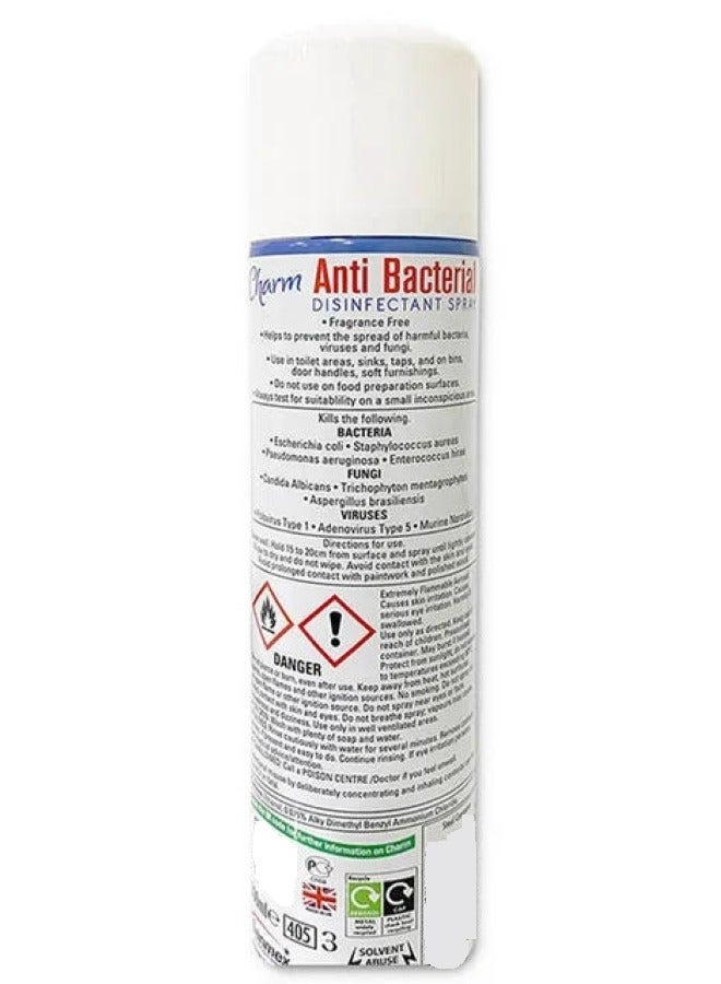 CHARMM Antibacterial Disinfectant Spray 300 ML