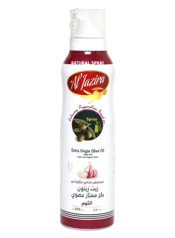 Garlic-Infused Olive Oil Spray 200 ML - Al Jazira